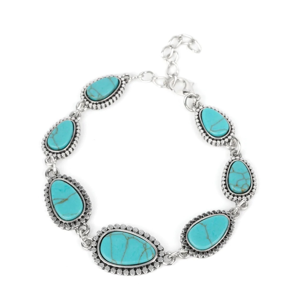 💙NEW Turquoise Bracelet Elemental Exploration - Blue Paparazzi Accessories💙 - Picture 2 of 2